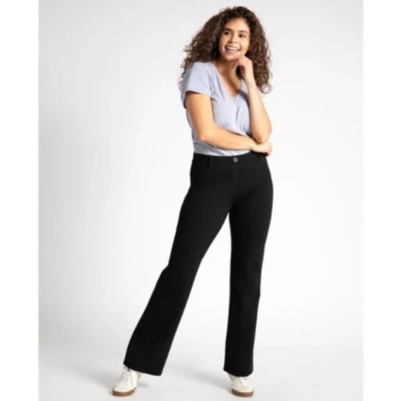 Betabrand Pants - Betabrand Black Stretch Dress Yoga Pants Size Large‎